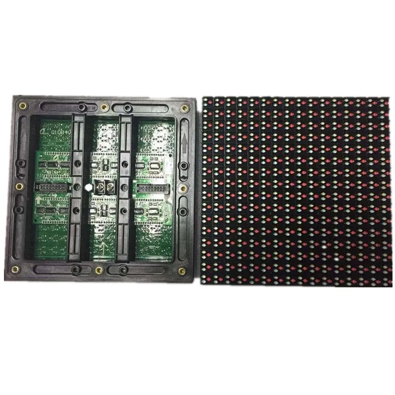 Module d'affichage LED extérieur P10, interface HUB75 ASLLED P10 DIP 160*160mm IP65 contenant du fil