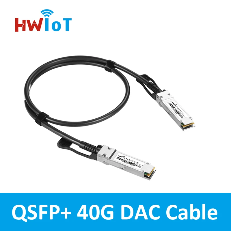 

40G QSFP to QSFP Passive Copper Direct Attach Cable 0.2M to 7M DAC Cable Compatible IBM Extreme 3COM Lucent Netgear Etc