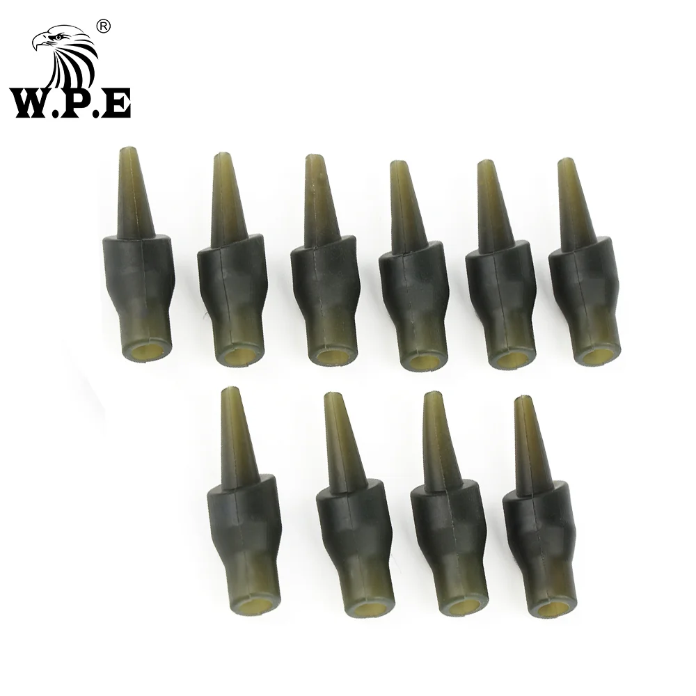 

W.P.E Carp Fishing Run Rig Beads Rubber Run Rig Clip Carp Fishing Tackle Terminal Tackle Tool Carp Fishing Accessories 10pcs
