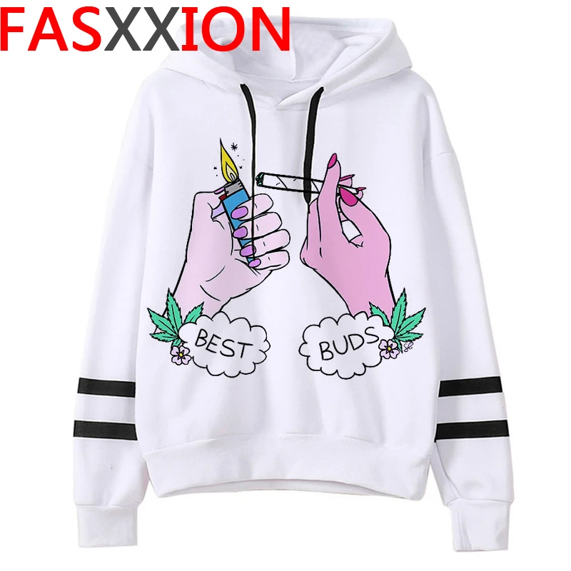 Bong Weed hoodies male Oversized streetwear Ulzzang y2k aesthetic men sweatshirts hoddies y2k aesthetic Korea