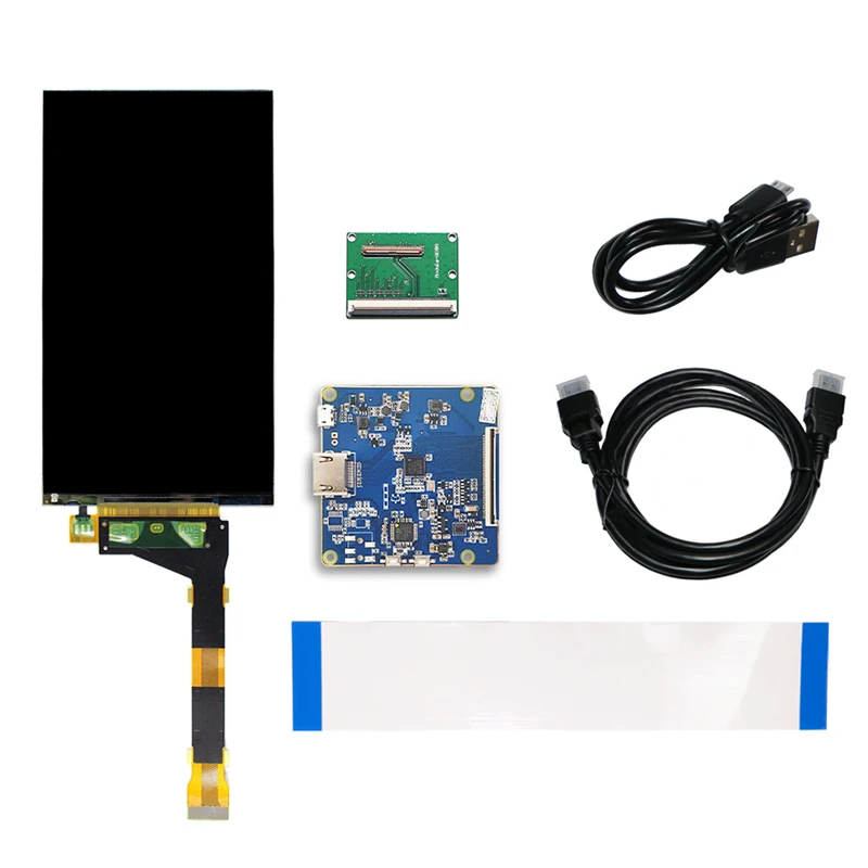 5.5 Inch 2K LS055R1SX04 LCD Display for Sharp 3D 1440x2560 Panel HDMI-Compatible to MIPI to Printer Board Remove/With Backlight