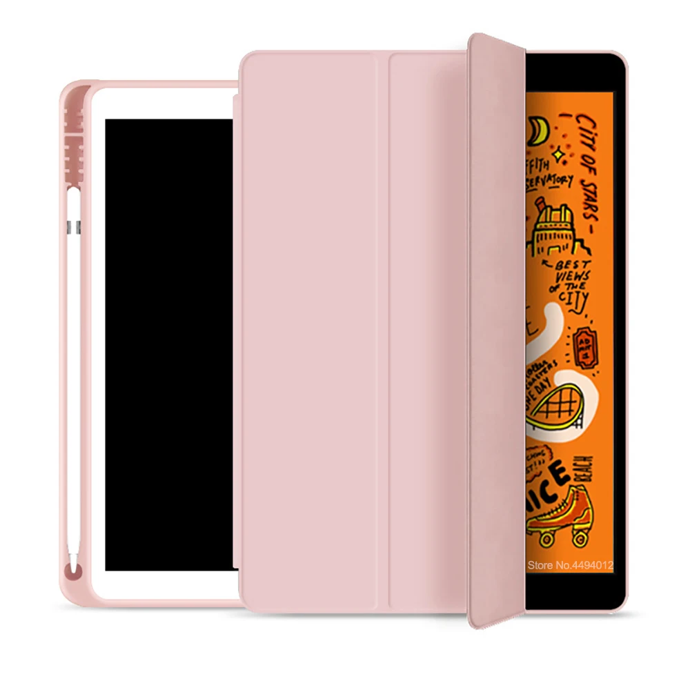 For Funda iPad Pro 11 2021 Case 2020 Air 4 Case Pencil Holder iPad 10.2 Case 7th 8th Generation Case 9.7 6th 10.5 Accessories