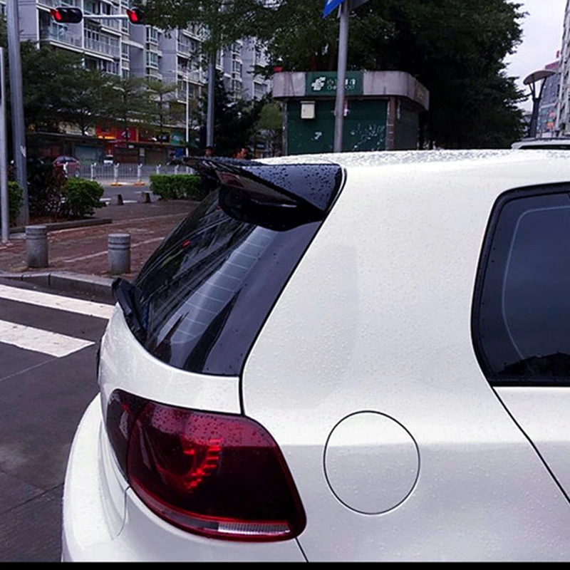 カースタイリングabsプラスチック塗装ライマーリアトランクリアウィングルーフスポイラー装飾フォルクスワーゲンvwゴルフ6 2010 2011 2012 2013