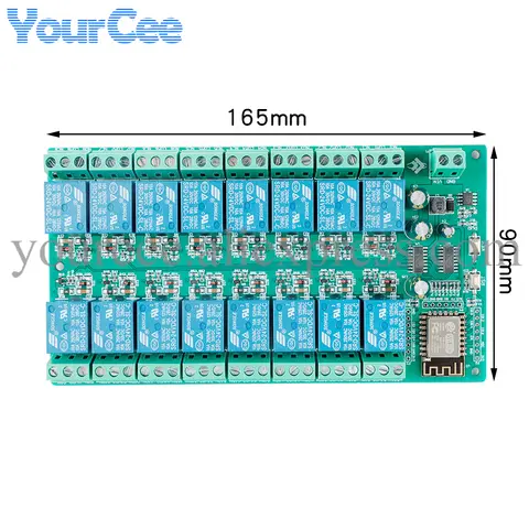 ESP8266 1/2/4/8/16 Kanalvägs Trådlös Relämodul AC/DC ESP ESP-12F WIFI Utvecklingskort 10 best sales ESP-relä - №2