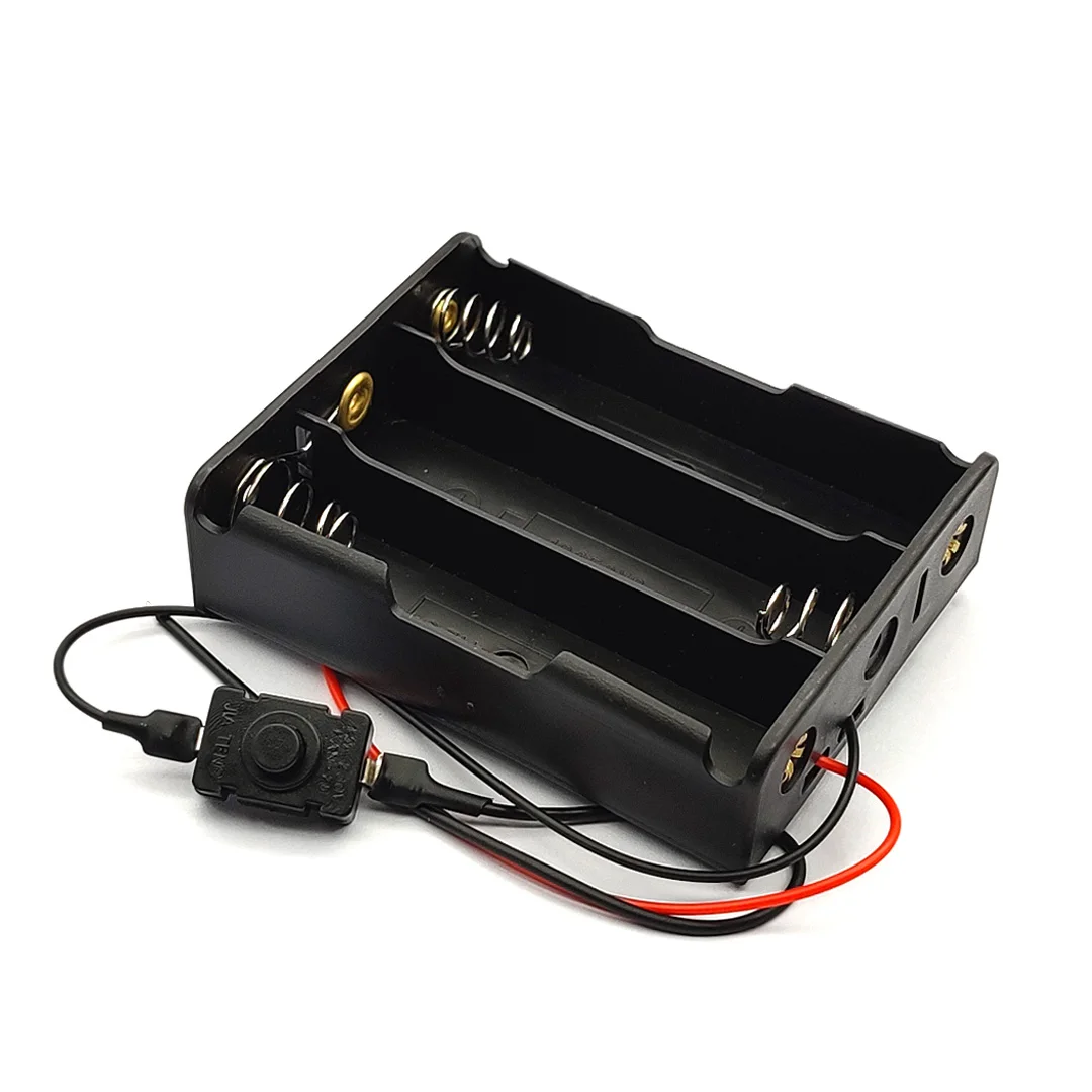 18650 Battery Case With Switch 3 x 3.7v Lithium 18650 Battery Holder Battery Storage Case Diy Kit 11.1V Series Connection