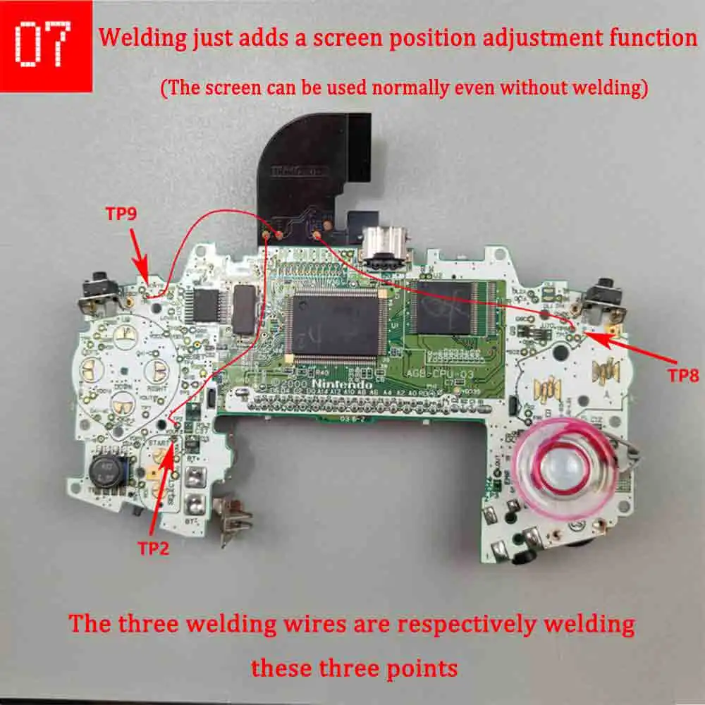 2022 DSI Dot-to-Dot Pre Laminated Highlight Screen Kits For GBA 32pin/40pin highlight brightness lcd kits for GameBoy Advance