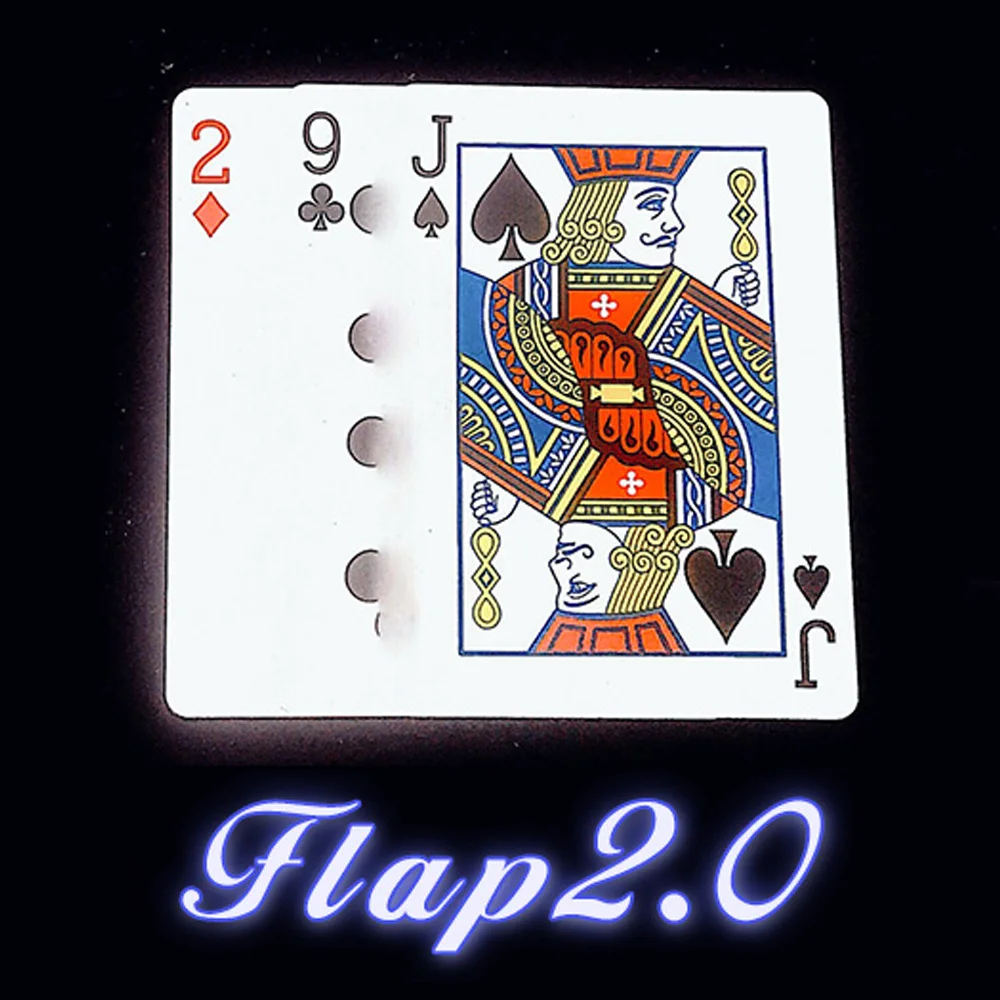 

Flap 2.0 Magic Tricks Stage Close Up Magie Continuously Change Twice Card Magica Mentalism Illusion Gimmick Prop trucos de magia