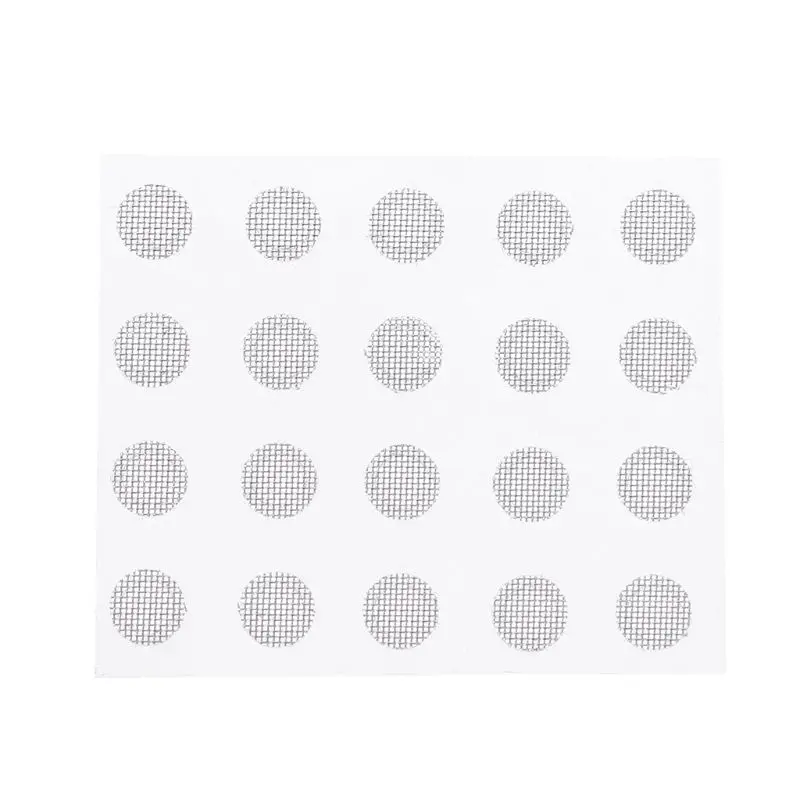 20PCS ฝุ่นเครือข่ายเปลือกหูฟังกรณีตาข่าย Anti-ฝุ่น