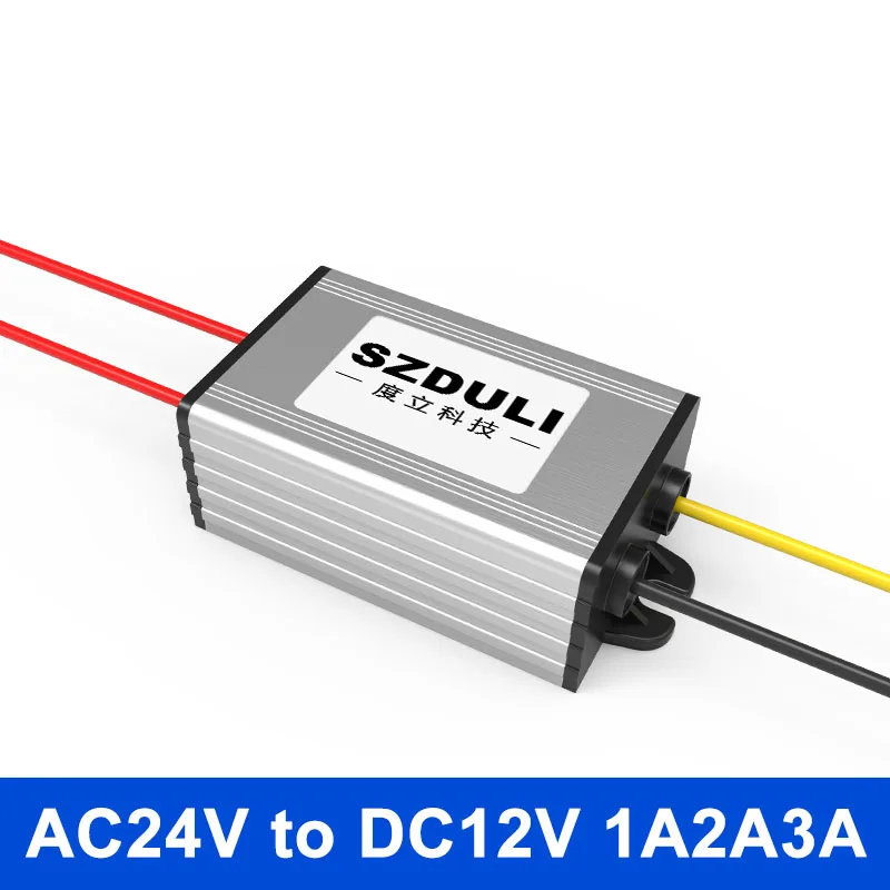 AC24V to DC12V AC to DC Buck Power Converter AC15~36V to DC12V Transformer Module CE RoHS