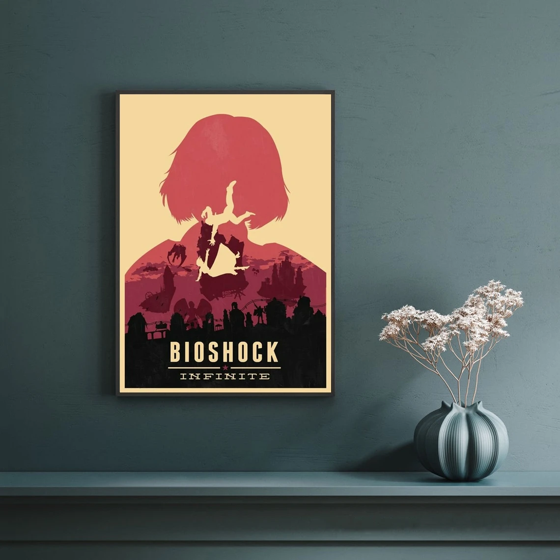 Bioshock Game Poster Canvas Print Wall Painting Decoration, No Frame