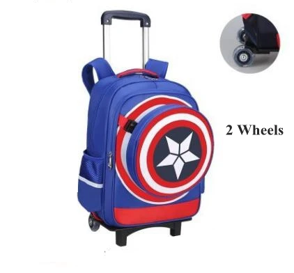 Children school wheeled backpack Mochilas kids School trolley bag for boys school bag with wheels School Rolling backpack Bags