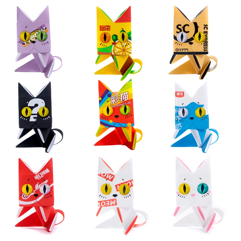 Original SoapStudio Weird Cat Series Blind Box Toy Doll Random One Cute Anime Character Gift Free Shipping Surprise Doll