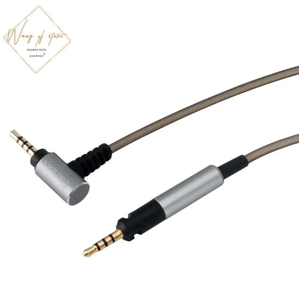 Hifi OFC Audio Cable For Sennheiser HD 595 558 518 598 Cs SE SR Headphone BALANCED 2.5mm 4.4mm Plugs Vol Remote Mic 3.5mm