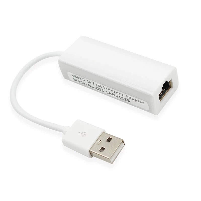 USB 2.0 to RJ45 Ethernet Adapter Lan Networks 10/100 Mbps for Macbook Tablet PC Win 7 8 10 XP