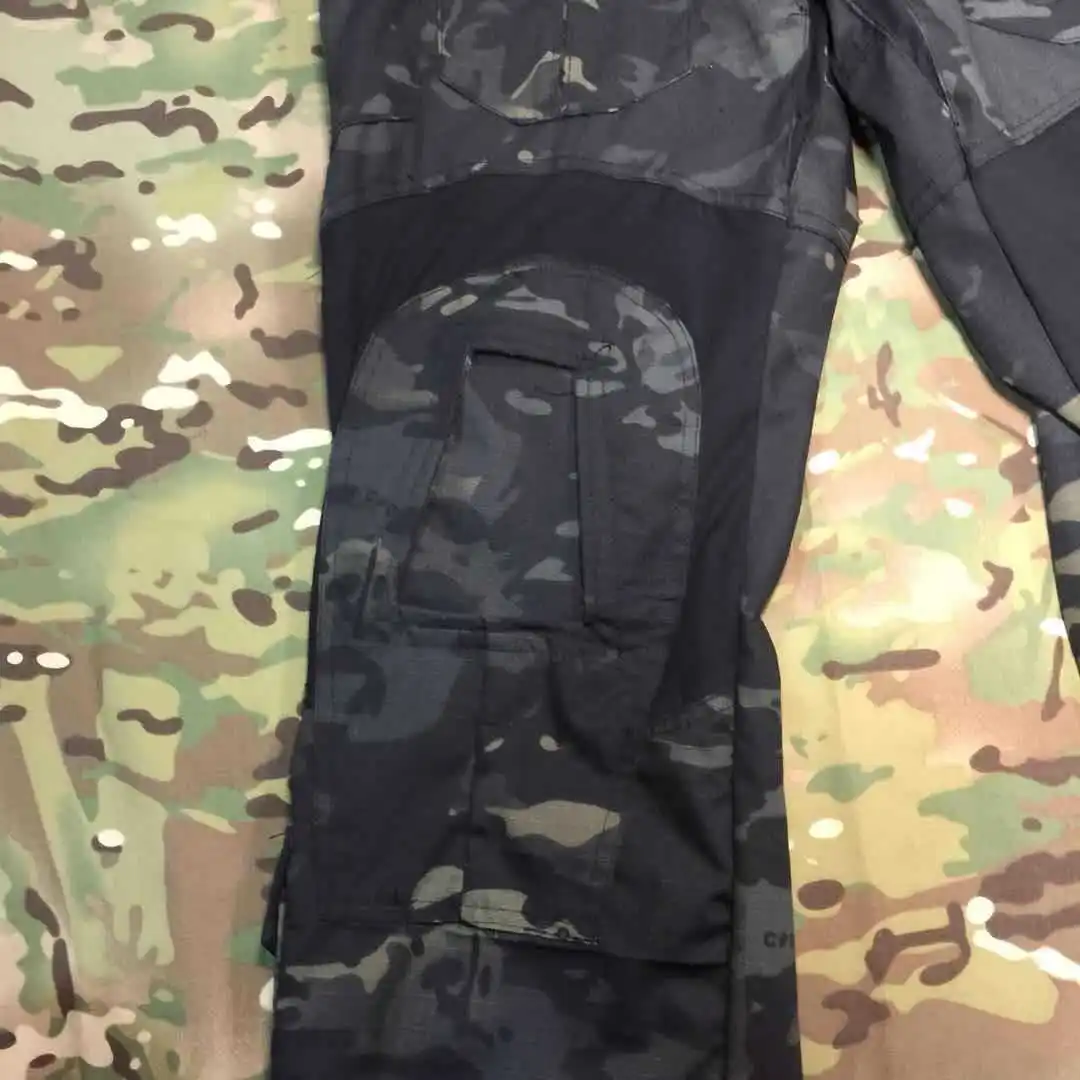 Upgrade Camouflage Unifrom Shirt Pant Fan Outdoor Training Clothes Field CS Equipment top pantaloni