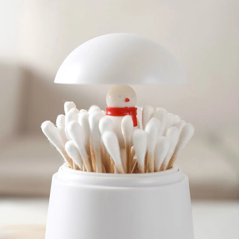 Creative Dustproof Cotton Swab Bud Holder Dispenser Organizer, Storage Box, Exotic Quality, Japan Quality