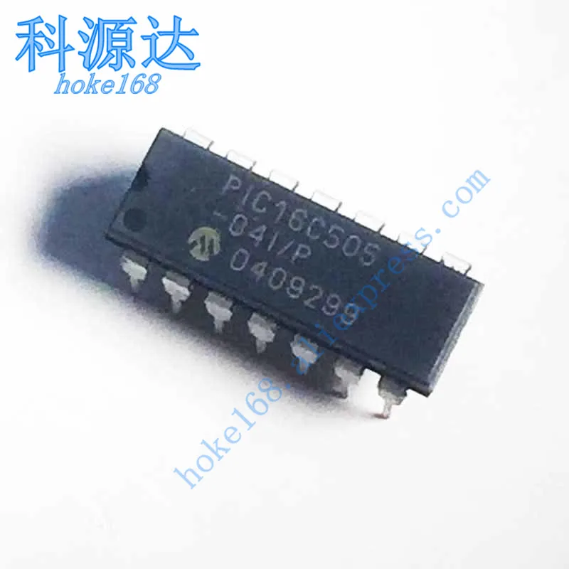 10 قطعة/الوحدة PIC16C505-04I/P DIP-14 في الأوراق المالية