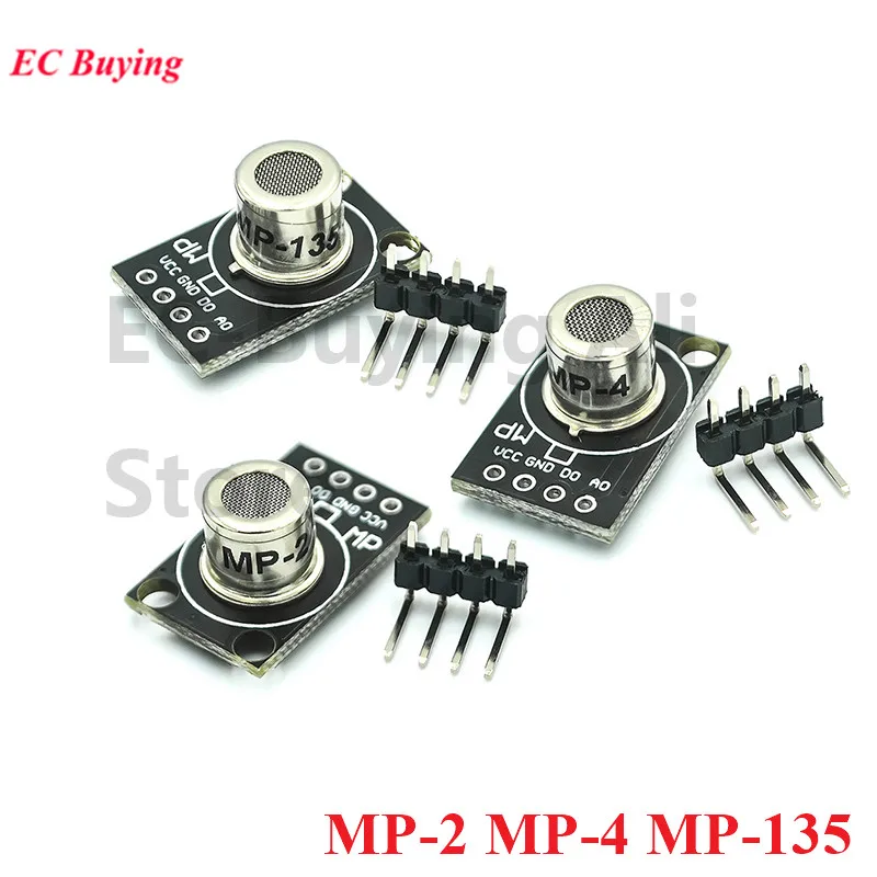 MP-2 MP-4 MP-135 MP503 Mini Gas Sensor Module Detection Air Quality Smoke Methane Harmful Natural Liquefied Combustible Gas