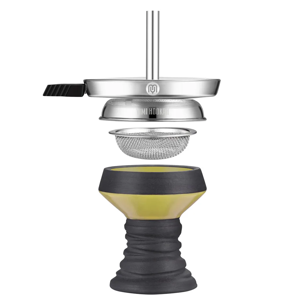 Yimi Hookah Premium Stone Shisha Head With Charcoal Holder Pipe Screen Shisha Bowl Chicha Accessories