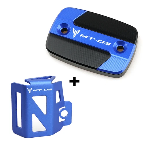 Imagen 2 del producto Tapa de cubierta de depósito maestro de cilindro de líquido de frenos delantero y trasero para Yamaha MT03 MT-03 MT 03 2015 2016 2017 2018 2019 2020 2021 2022