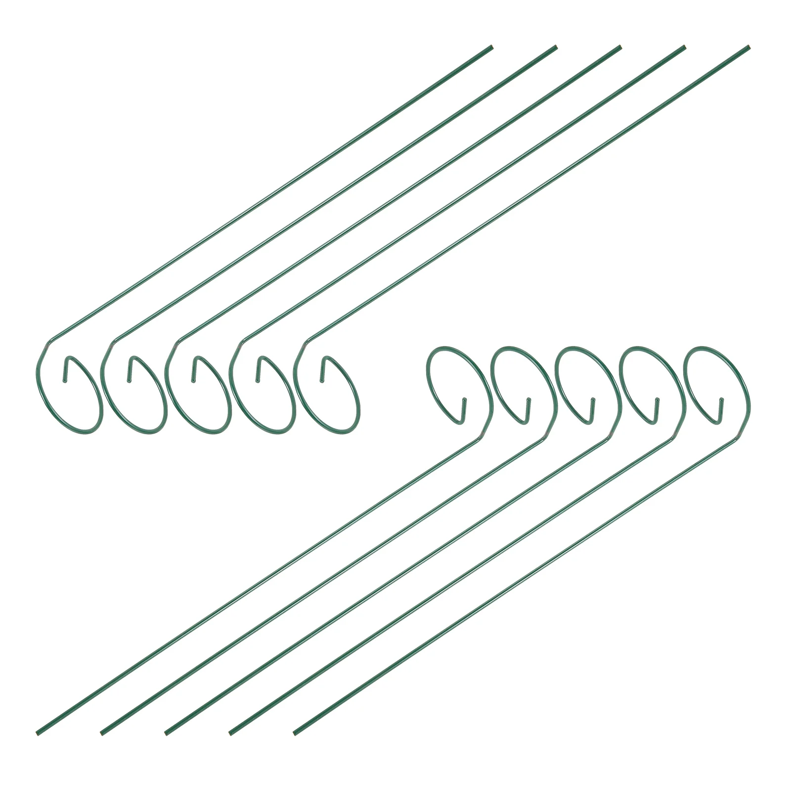 

6/10 шт. 25/30/35/40/45 см ставки для поддержки растений, Садовое кольцо для поддержки растений, металлические садовые держатели для растений