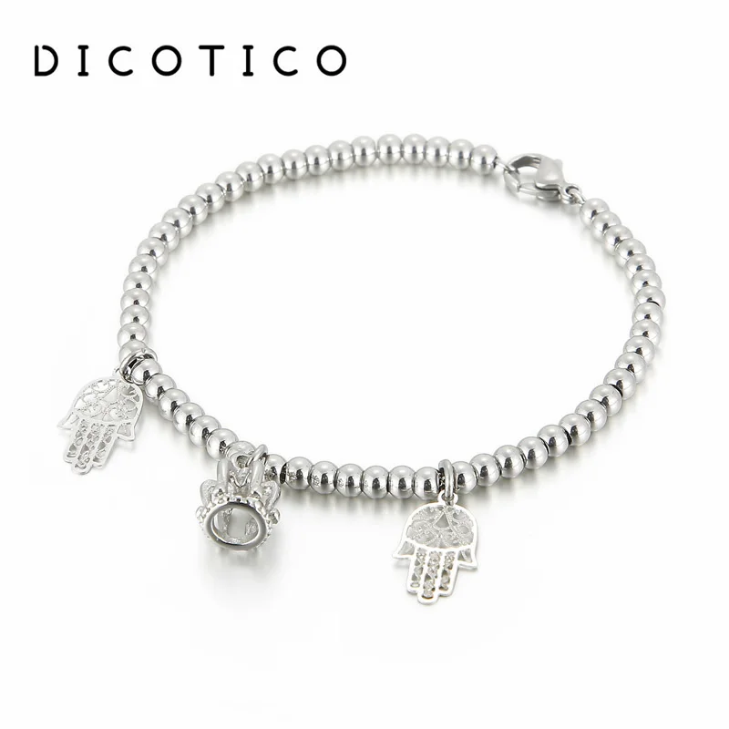 Creative Wristband Bracelets For Women Cuban Chain Beads Pulseras Stainless Steel Musical Note Bracelet Jewelry Wholesale Items