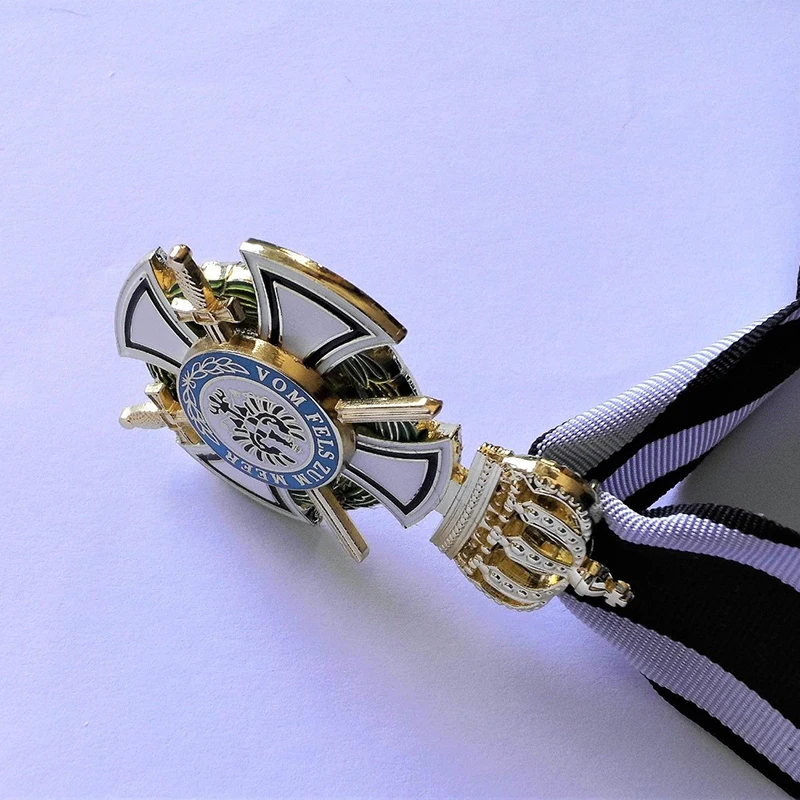 Hohenzollern Orden mit Badge Schwerten vom Fels zum Meer Preussen Mehrteilig Top Pins Brooch Jewelry