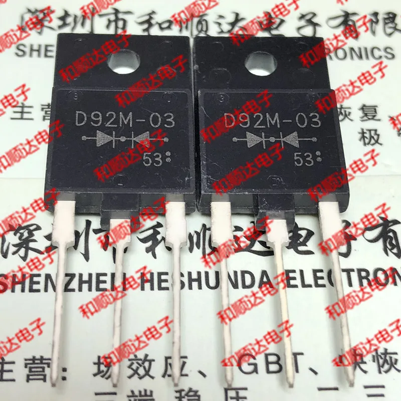 Original Neue 5 stücke/D92M-03 TO-3PF 400V 20A TO3P