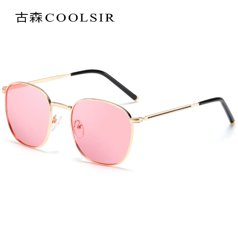 Metal alloy fashion women\'s glasses, retro polarized sunglasses 6131