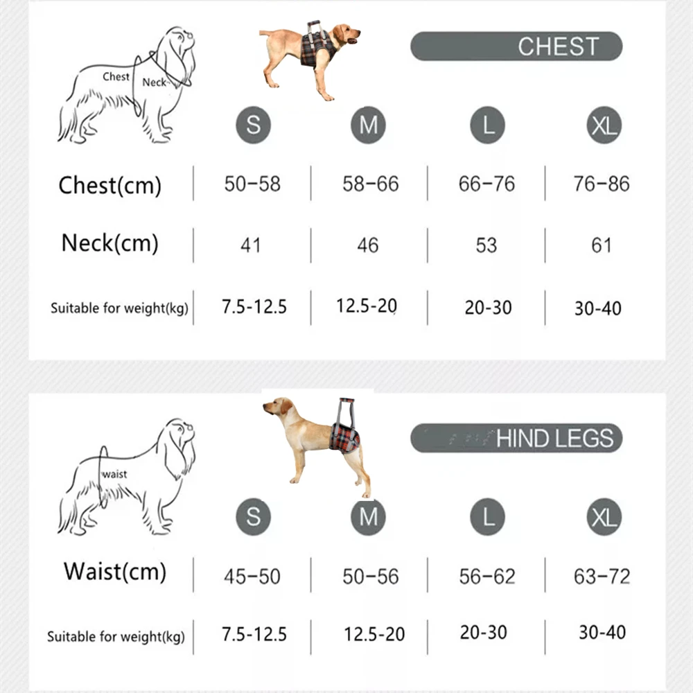 調節可能な犬のサポートハーネス,フロントとリアの脚の調整可能なハーネス,サポート付きのリハビリテーションベスト,古い犬とスコペット用品