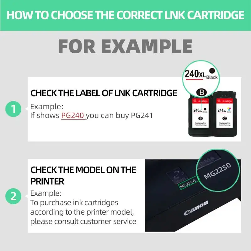 Hicor Remanufactured Ink Cartridges Replace for Canon PG-240XL CL-241XL 240 XL 241XL for MG3620 TS5120 MG2120 MG3520 MX452 512