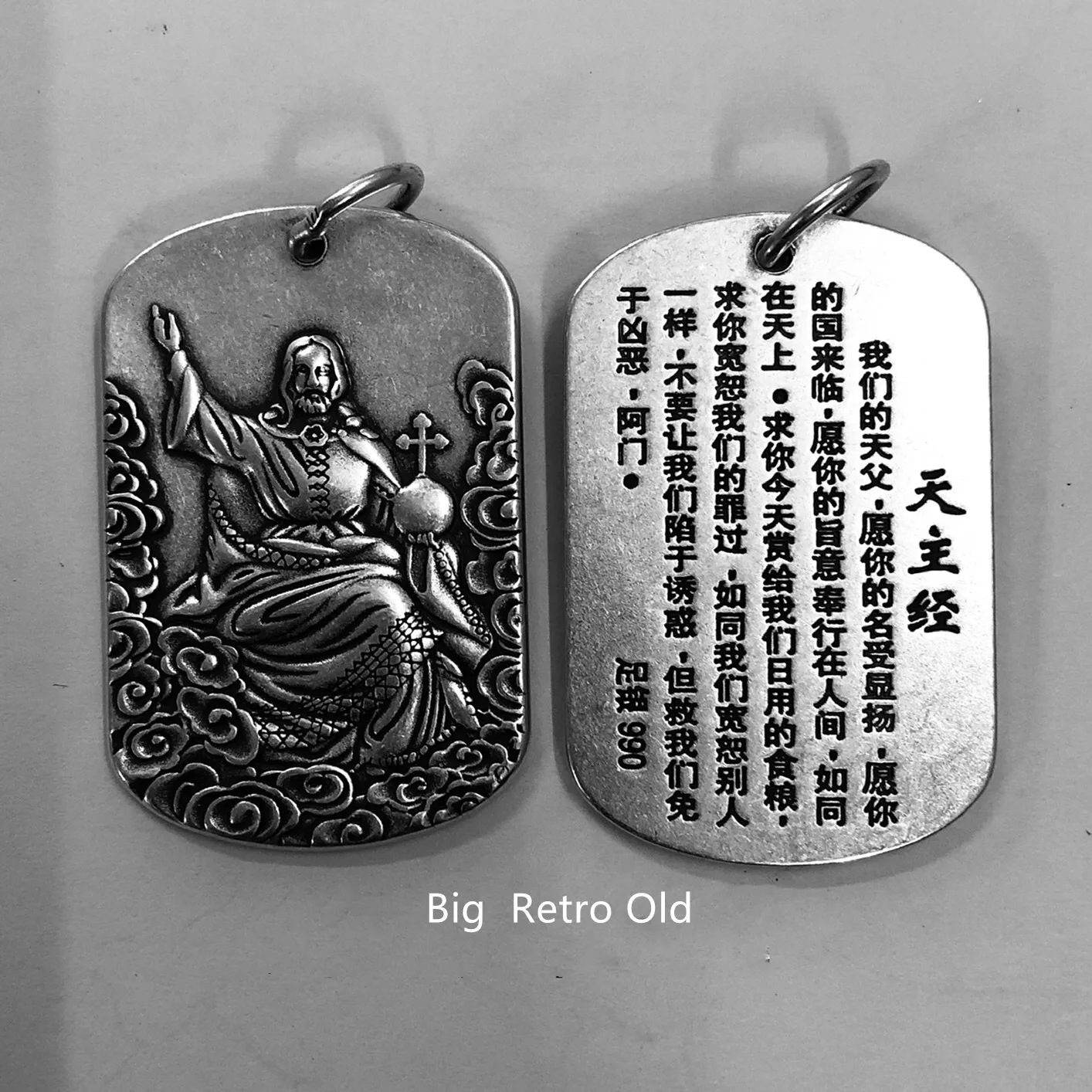 BOCAI S990 Sterling Silver Pendant for Men Women New Fashion Catholic Sacred Objects Fashion Classic Patron Saint Free Shipping