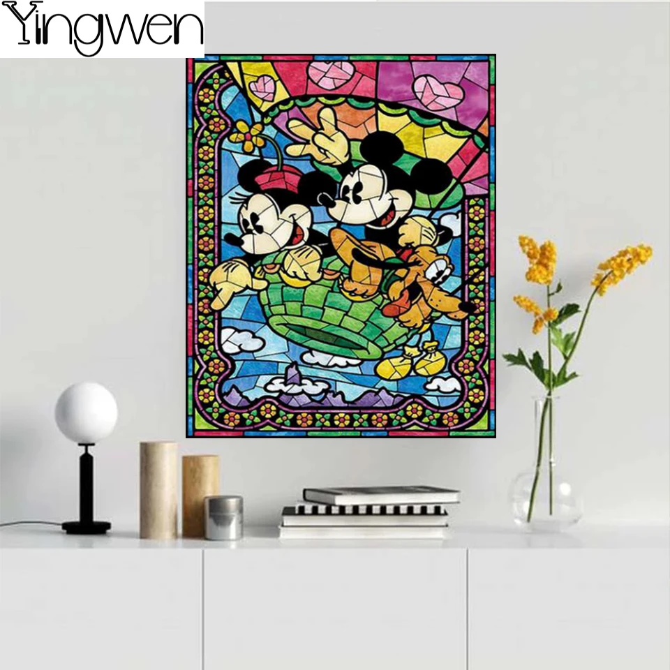 5D Diamond Painting Disney Princess Full Diamond Embroidery Cross Stitch Set Mosaic Picture Home Dekoracyjna postać z kreskówki