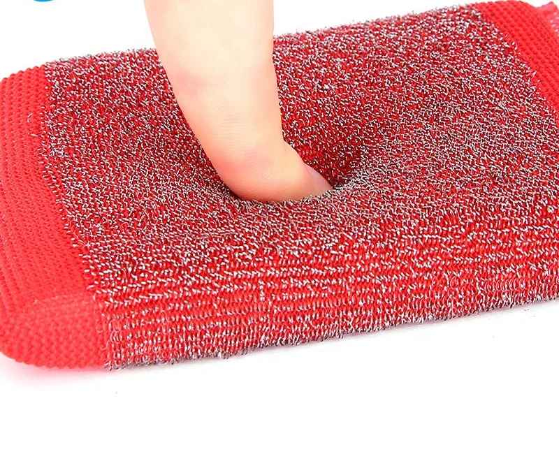 Scouring Pad Kitchen Sink Scourer Fixture Tools Rust Remover Washable Sponge Fabrics Accessories Cookware Dish Cleaning Supplies