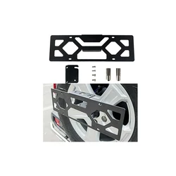 Rear license plate and light bracket for jeep wrangler JL JK rear license
