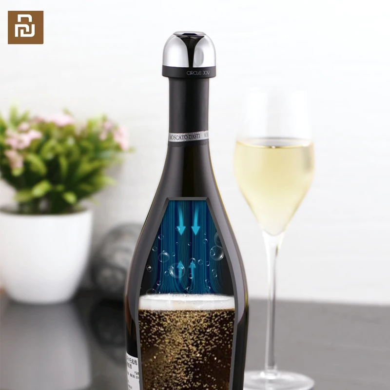 Xiaomi Mjia Circle Joy Sparkling Wine Mini Champagne Stopper CJ-JS02 1 / box For Xiaomi Smart Home Kits gift