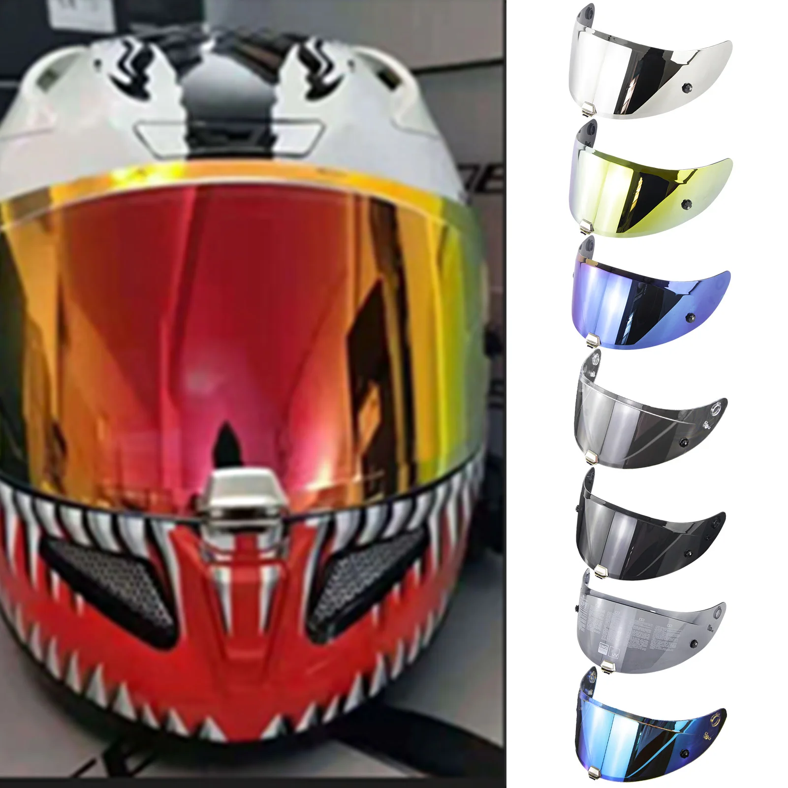 Motorcycle Helmet Sun Visor Suitable For HJC RPHA11 And RPHA70  Night Vision General Anti-glare Mirror