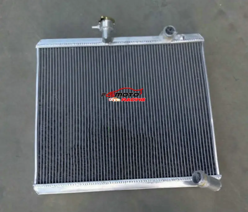 Full Aluminum Radiator + Fan Cooling For Jaguar S2 E-TYPE 4.2L Manual MT 1970 1969 1968 70 69 68