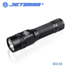 JETBEAM KO-03 SST-70 LED 2400 Lumen Rechargeable EDC flashlight with 5100mAh 21700 battery