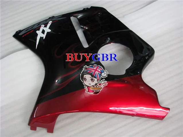 Motorcycle Fairings Black Red Fire fairing For Honda CBR1100XX 1996 1997 fairing free windscreen