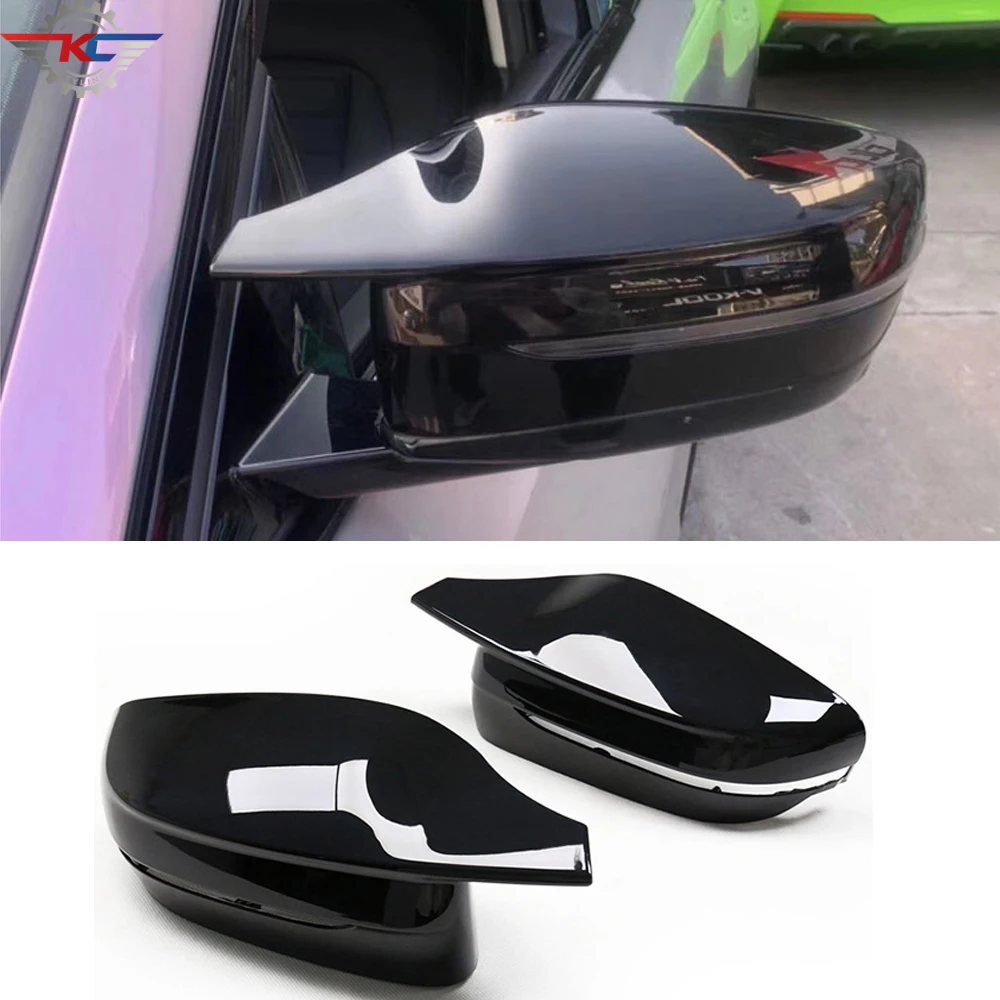 

Gloss Black Mirror Cover Caps For BMW G20 G22 G30 G11 G12 G14 G15 G16 M Look Replacement Style Covers Left and Right Hand Drive