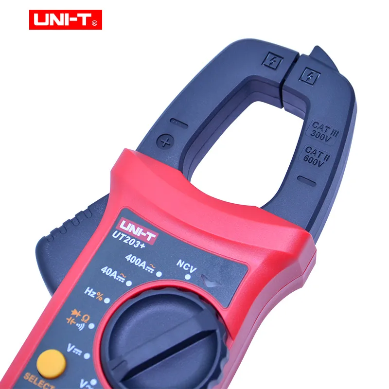 UNI-T UNI T True RMS Digital Clamp Meter DC AC Strom UT203 + UT204 + 400A-600A Multimeter Auto Range falsche erkennung schutz