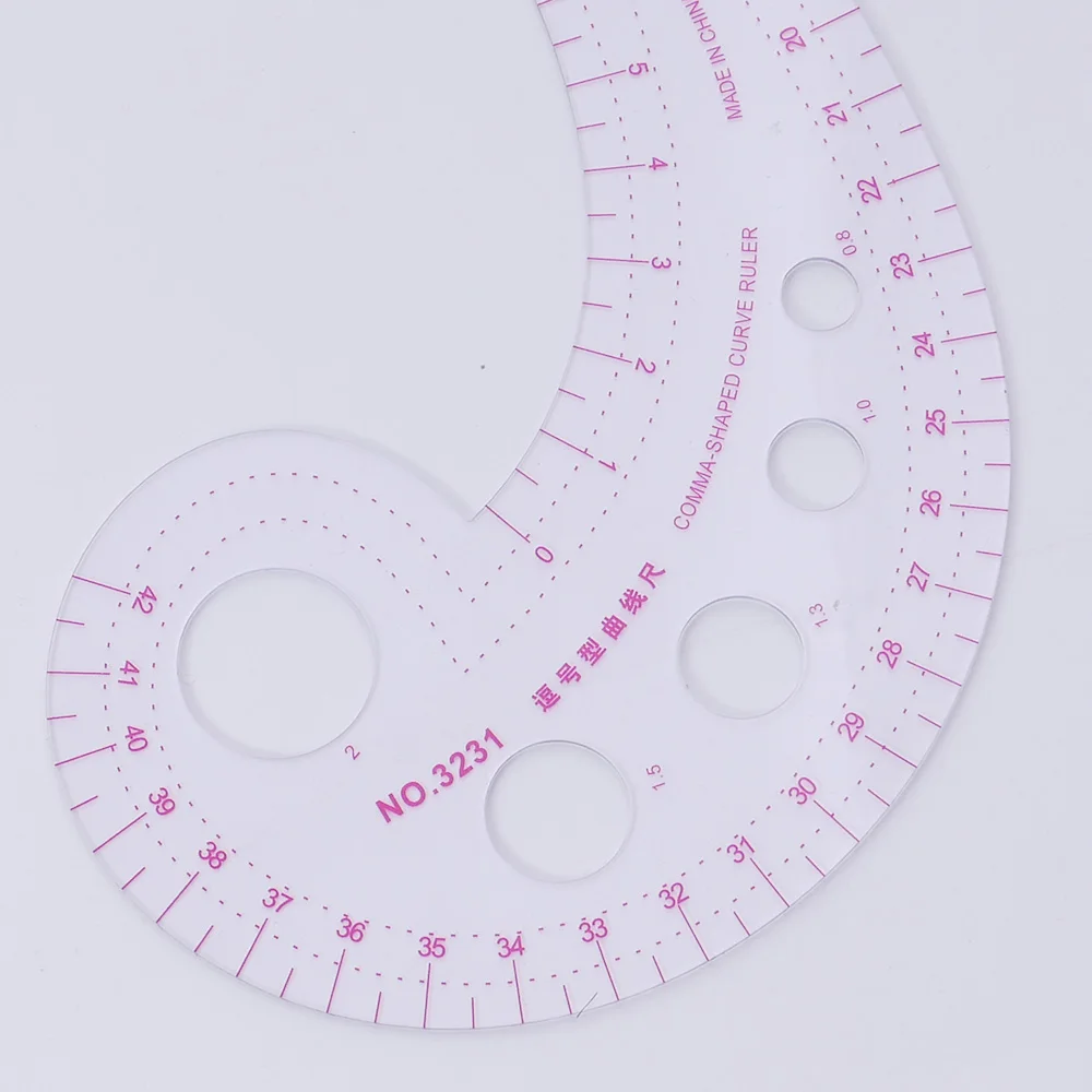 Plastic French Curve Metric Sewing Clothes Ruler Measure For Dressmaking Tailor Grading Curve Rule Pattern Making