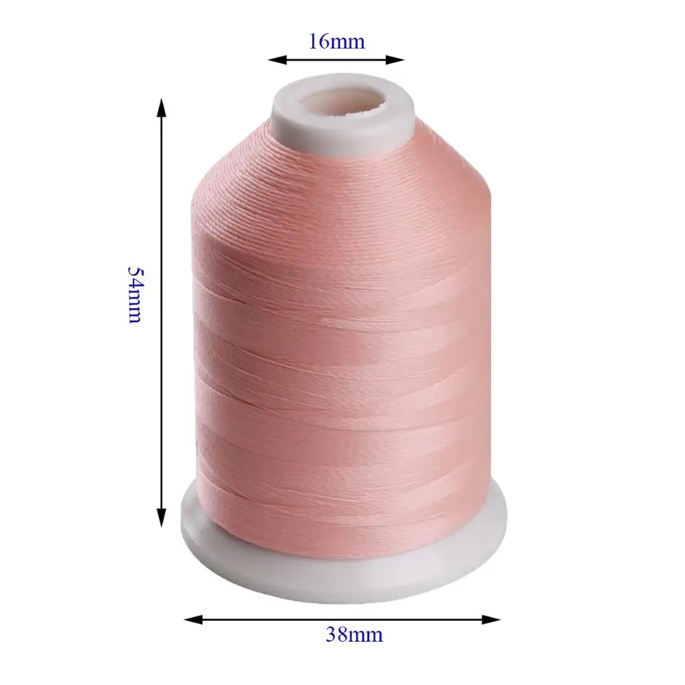 Simthread Glow In the Dark Machine Sewing Embroidery Thread 1000Y Each Spool, 6 Popular Colors Optional