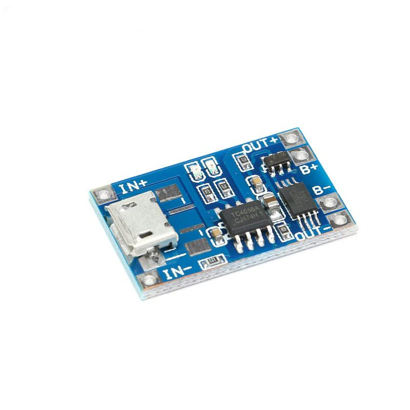 TP4056 Micro USB 5V 1A 18650 TP4056 Lithium Battery Charger Module Charging Board With Protection Dual Functions 1A Li-ion