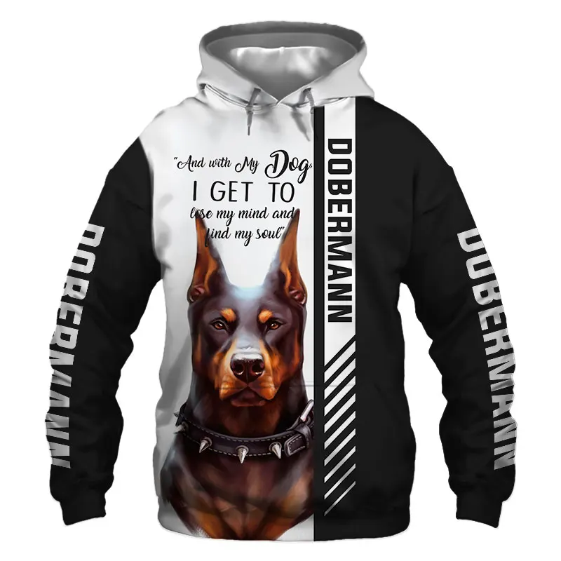 

Doberman Pinscher Dog 3D Printed Jacket Men/Women Harajuku Hoodie Unisex Casual Streetwear Sweatshirt Pullover Sudaderas KW0156