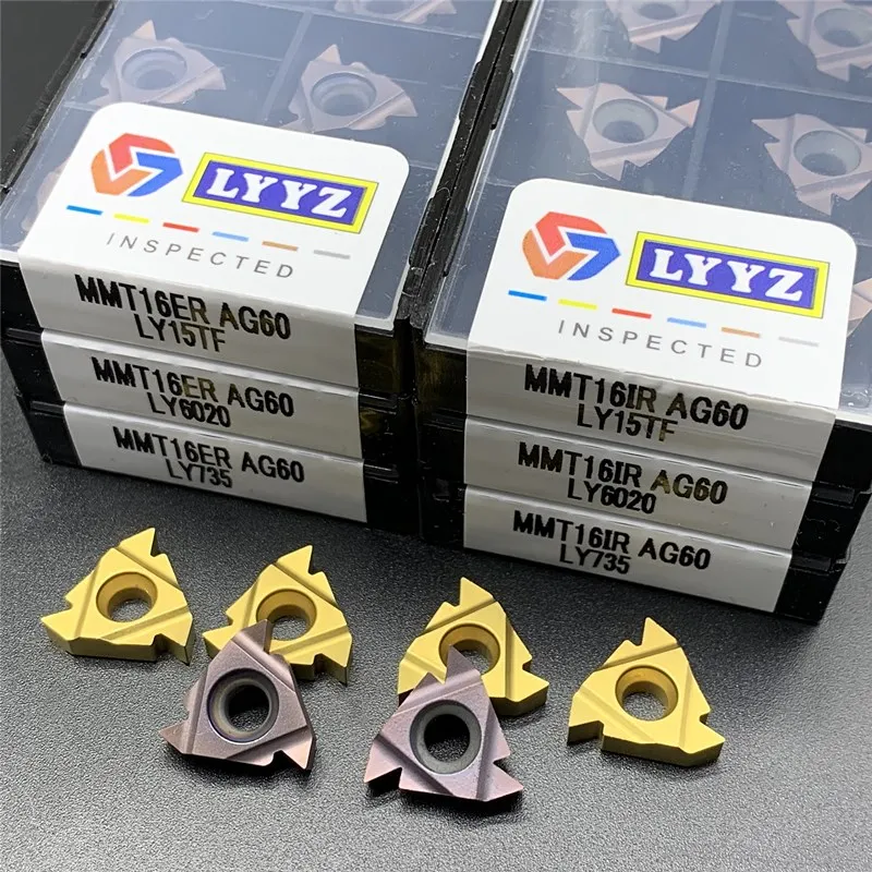 Imagem -02 - Fresadora de Rosca Cnc Ferramenta de Carboneto Mmt11er Mmt11ir Mmt16er Ag60-s Ag60 Ag55 Vp15tf Er6020 Us735 Ly15tf Ly6020 Ly735
