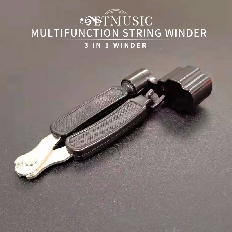 

3 In 1 Multifunction Guitar String Winder String Cutter Pin Puller