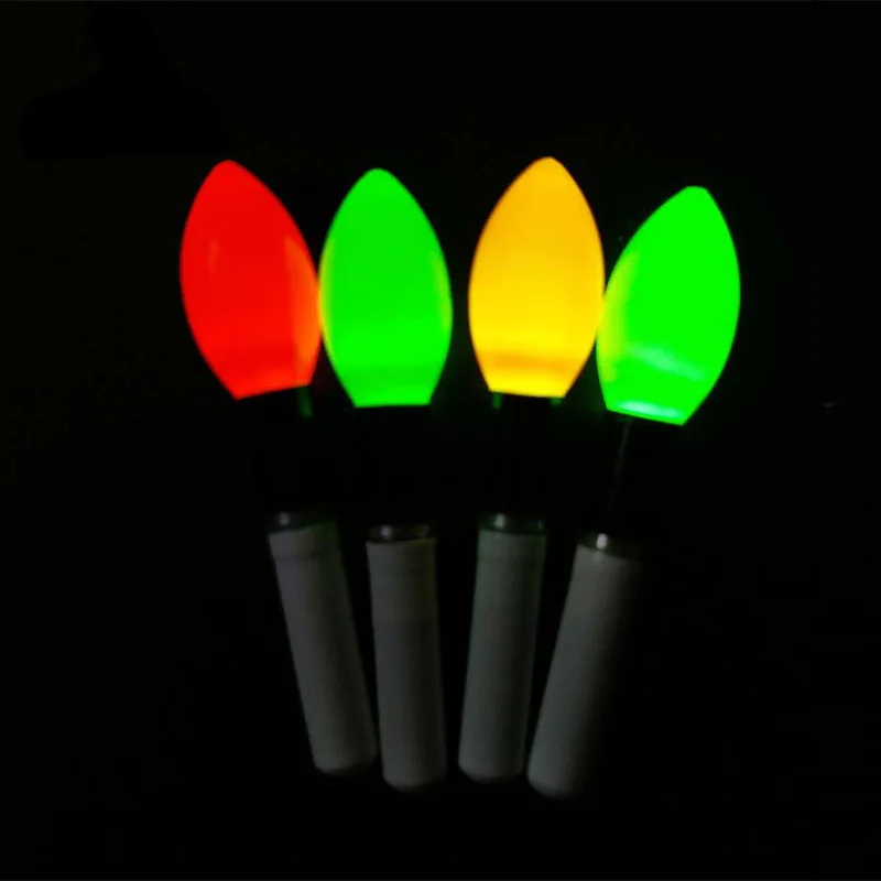 2pcs/lot Light Stick Yellow/Red/Orange Lightstick Work With CR322 LED Luminous Float Night Fishing Float Bobber Accessory B388