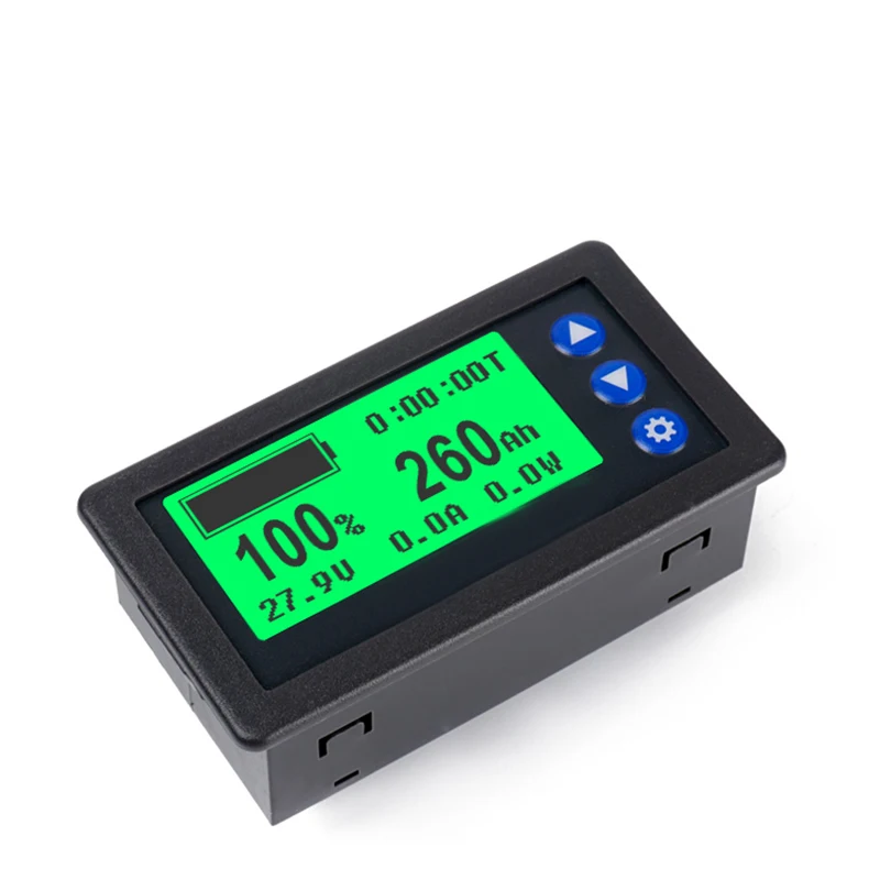 Imagem -06 - Visor Atual da Tensão do Indicador da Capacidade da Bateria do Medidor 12v 24v 36 48v 400a 400a do Contador de Coulomb com Display Lcd para a Bateria